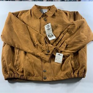 Tehama Clint Men's Cider XL Full Zip Suede Jacket